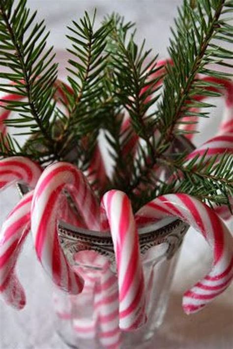 decorating with candy canes.